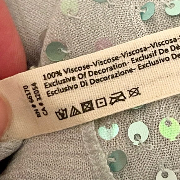 Sparkling Intimately Free People sequin slip dress with tassels! - Picture 16 of 17